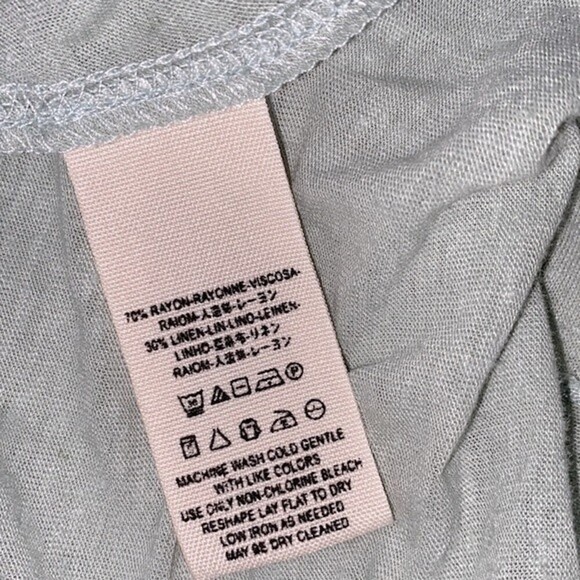 Free People green cold shoulder top size small - Picture 5 of 6